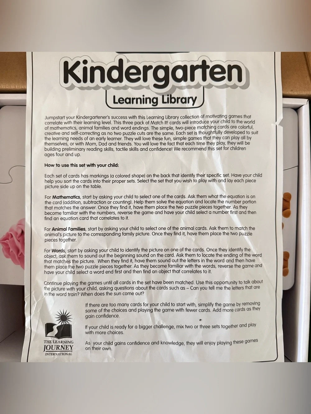 Kindergarten learning library